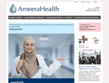 Tablet Screenshot of ameerahealth.com